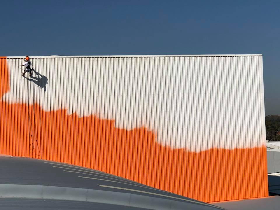 Pintura de Fachadas com Alpinismo Industrial