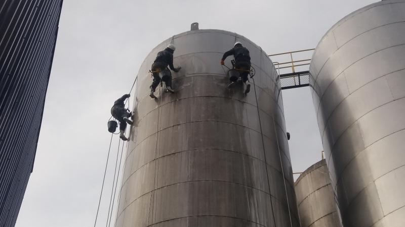 Limpeza de Silos com Alpinismo Industrial